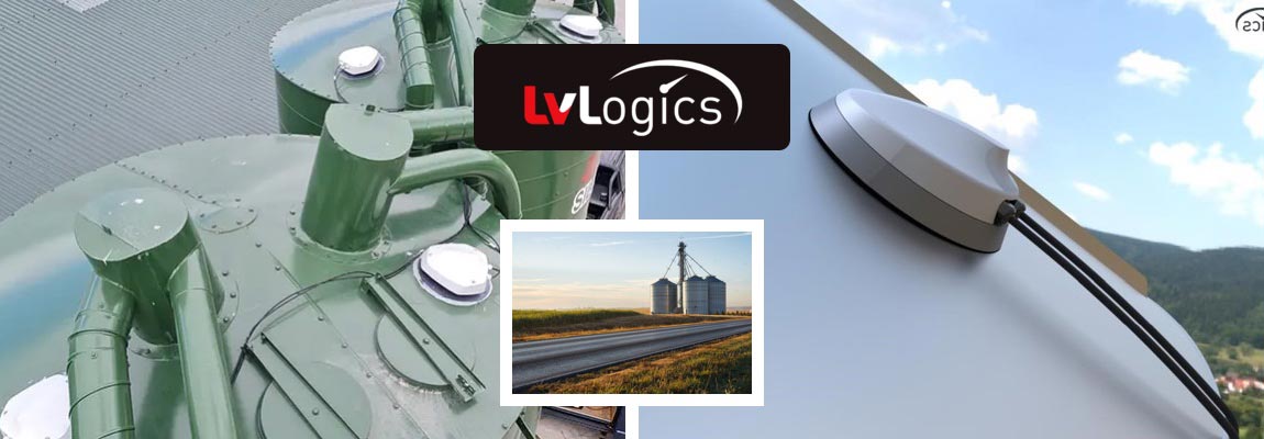 A collage of images showcasing use of IoT in Silo Monitoring and Management